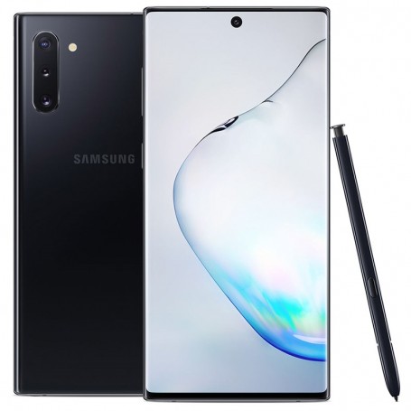 SAMSUNG GALAXY NOTE 10 DUAL N970 256GB AURA BLACK MOBILE PHONE