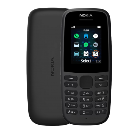 NOKIA 105(2019) DUAL SIM BLACK MOBILE PHONE