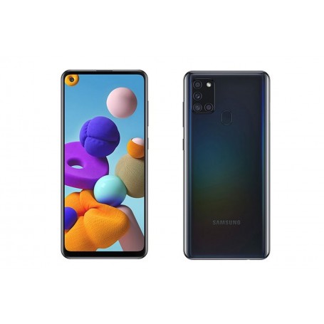 SAMSUNG GALAXY A21s 4/128GB (A217) DS BLACK MOBILE PHONE