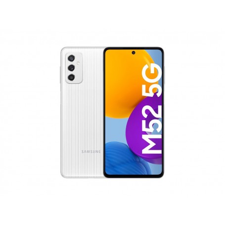 SAMSUNG GALAXY M52 5G 6/128GB M526 DS WHITE MOBILE PHONE