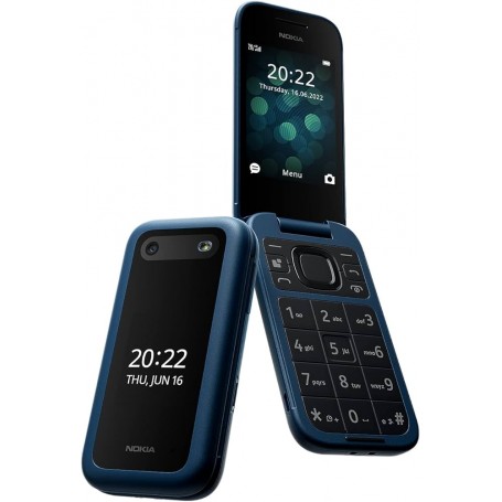 NOKIA 2660 (2025) 4G FLIP, DS BLUE  MOBILE PHONE